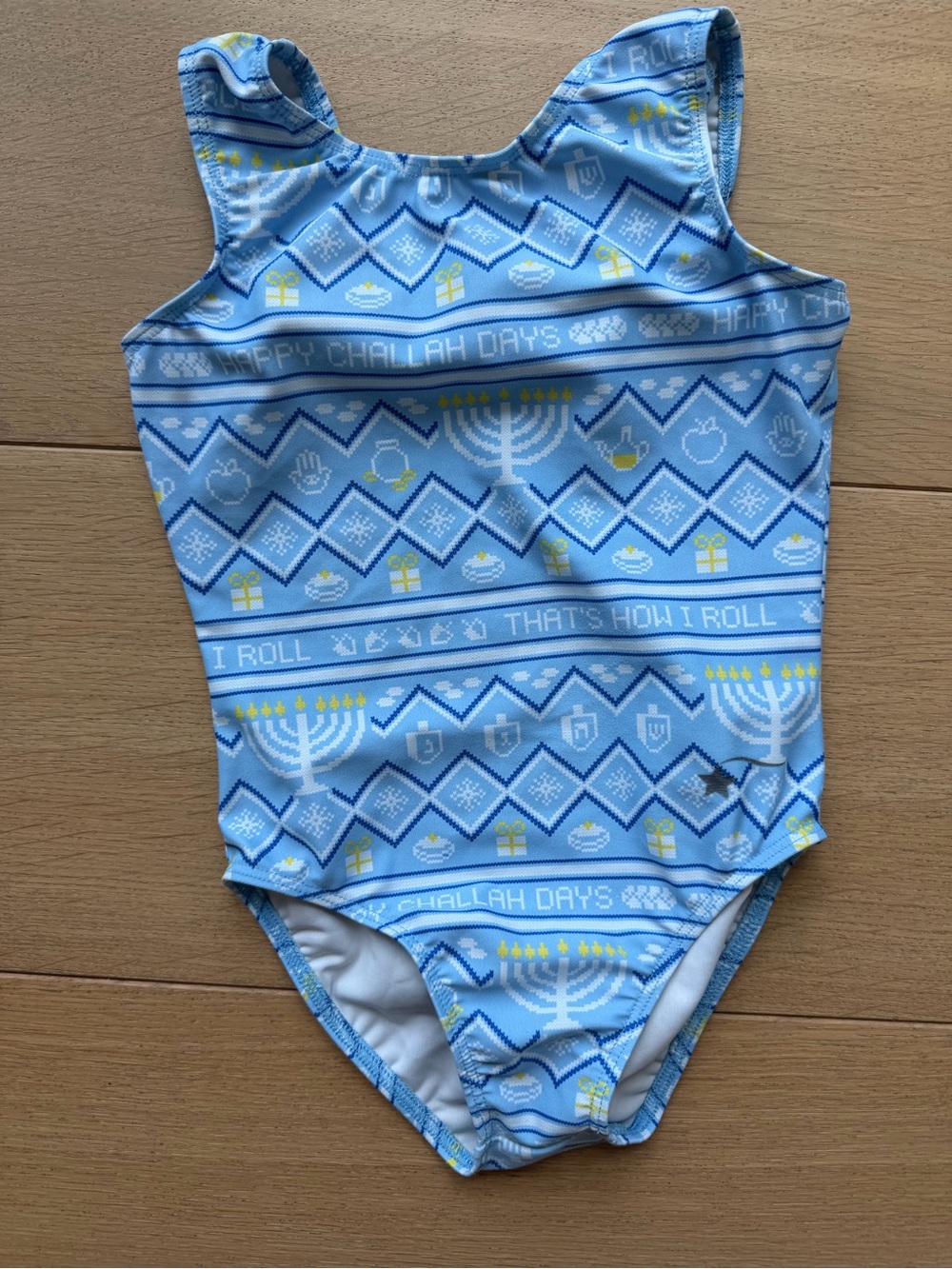Destira Girls Leotard - Hanukkah - Sz Small